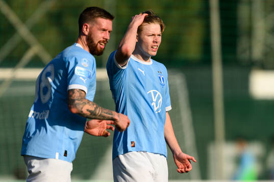 Pontus Jansson and Nils Zätterström of Malmö FF