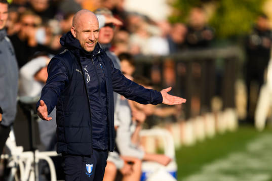 Head coach Henrik Rydström of Malmö FF