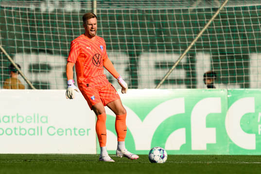 Goalkeeper Ricardo Friedrich of Malmö FF