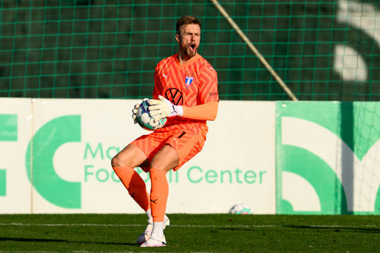 Goalkeeper Ricardo Friedrich of Malmö FF