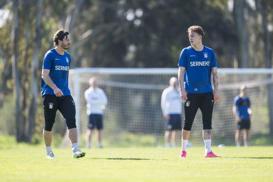 IFK Göteborgs Gustav Svensson och Sebastian Hausner