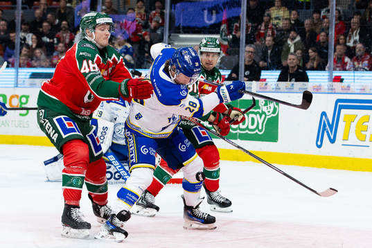 Frölundas Carl Klingberg och Nicklas Lasu