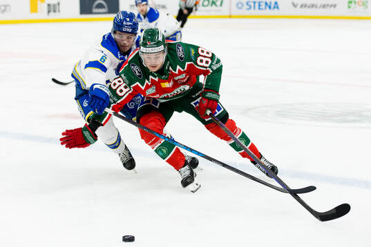 Leksands Alexander Lundqvist och Frölundas Malte Strömwall