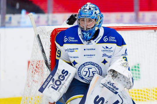 Leksands målvakt Filip Larsson