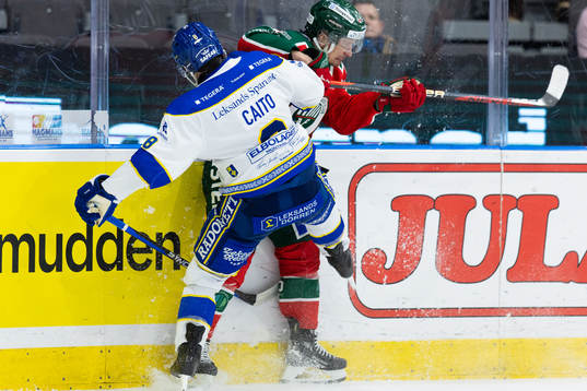 Leksands Matt Caito och Frölundas Nicklas Lasu