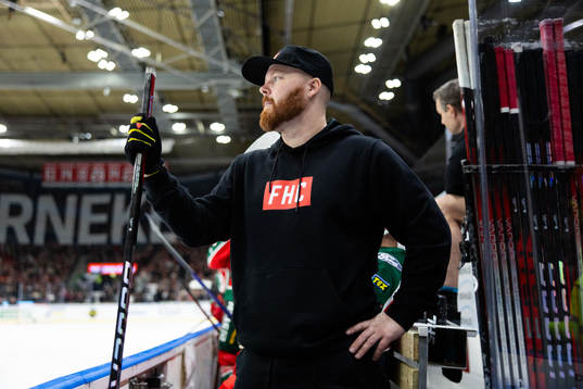 Frölundas materialförvaltare Andy Fagerström