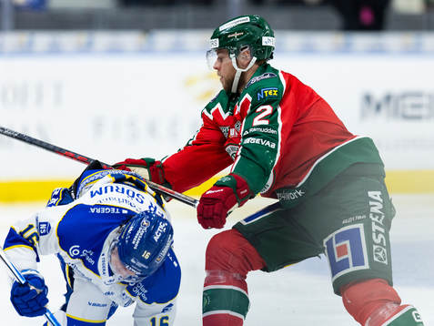 Leksands Felix Unger Sörum och Frölundas Christian Folin