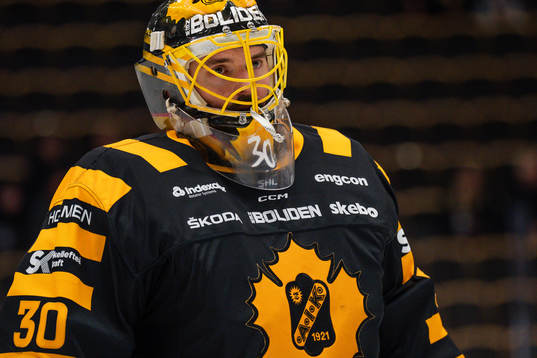 Skellefteås målvakt Gustaf Lindvall