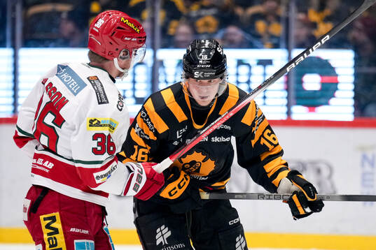 MoDos Sebastian Ohlsson och Skellefteås Linus Lindström