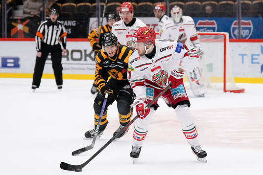 Skellefteås Rickard Hugg och MoDos Pontus Näsén
