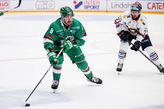 Rögles Linus Sandin och Växjös Martin Lundberg