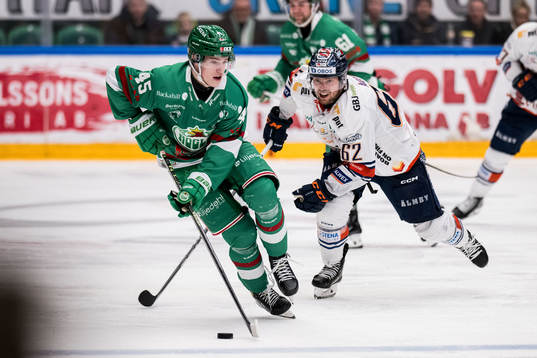 Rögles Isac Solberg och Växjös Manuel Ågren