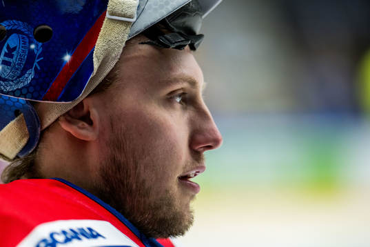 Oskarshamns målvakt Emil Kruse