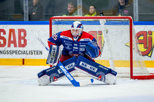 Oskarshamns målvakt Emil Kruse