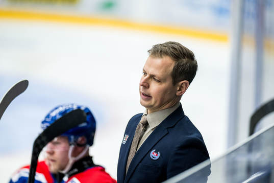 Oskarshamns tränare Martin Filander