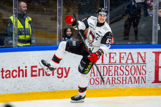 Malmö Redhawks Fredrik Händemark jublar