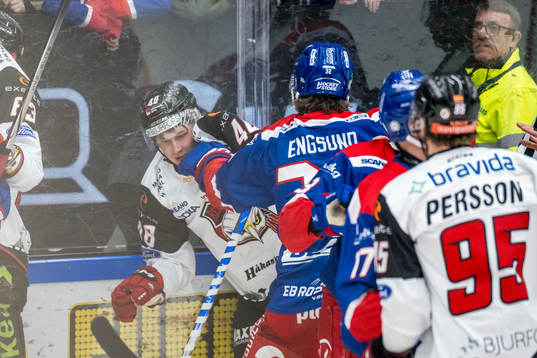 Malmö Redhawks Lauri Pajuniemi och Oskarshamns Oscar
