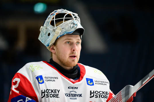 Västerviks målvakt Edvin Olofsson