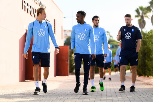 Malmö FFs Erik Botheim och Taha Ali