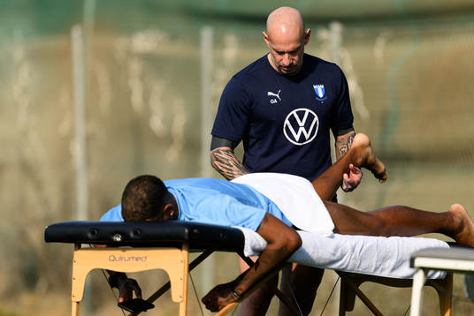 Malmö FFs massageterapeut Greger Andrijevski