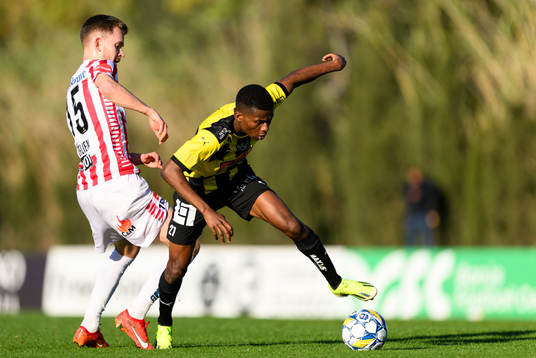 Of Tromsø Akoua Romeo Amane of BK Häcken