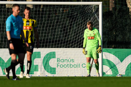 Goalkeeper Peter Abrahamsson of BK Häcken looks dejected