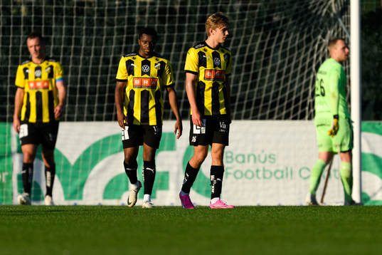 Pontus Dahbo of BK Häcken looks dejected
