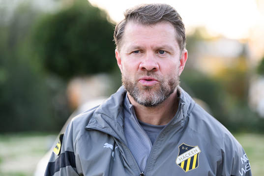 Head coach Pål Arne Johansen of BK Häcken