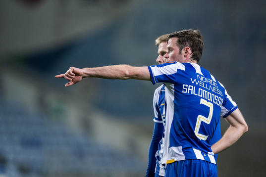Oscar Wendt and Emil Salomonsson of IFK Göteborg