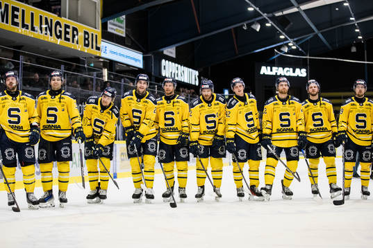 Södertäljes spelare jublar