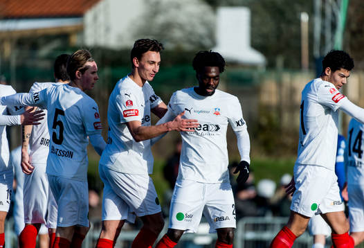 Helsingborgs Benjamin Acquah jublar