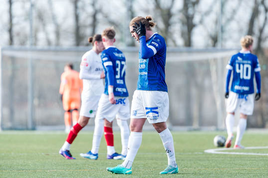 Trelleborgs Charlie Weberg deppar