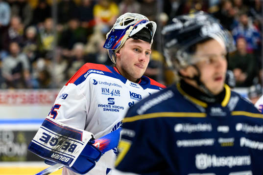 Oskarshamns målvakt Emil Kruse