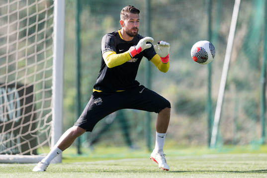 Goalkeeper Kristoffer Nordfeldt of AIK