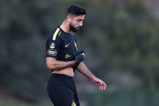Ahmad Faqa of AIK looks dejected