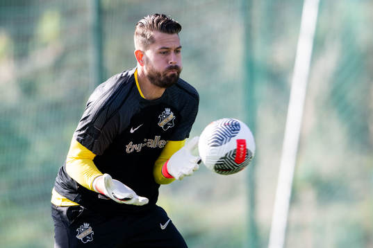 Goalkeeper Kristoffer Nordfeldt of AIK