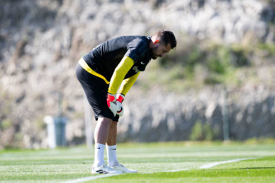 Goalkeeper Kristoffer Nordfeldt of AIK