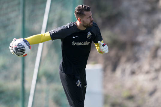Goalkeeper Kristoffer Nordfeldt of AIK