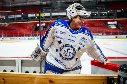 Leksands målvakt Emma Polusny
