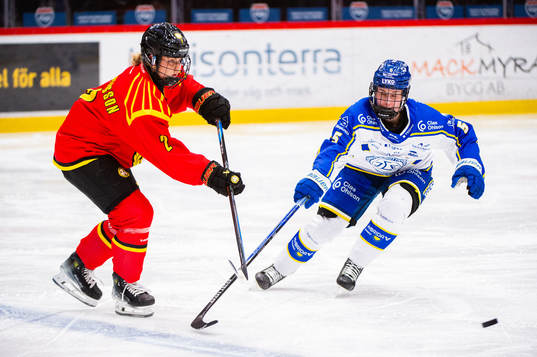 Brynäs Maja Nylen-Persson och Leksands Nathalie Lidman