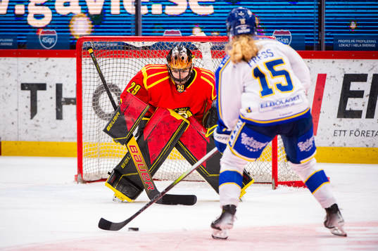 Brynäs målvakt Klara Peslarova