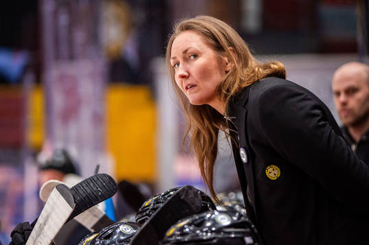 Brynäs assisterande tränare Rosa Lindstedt