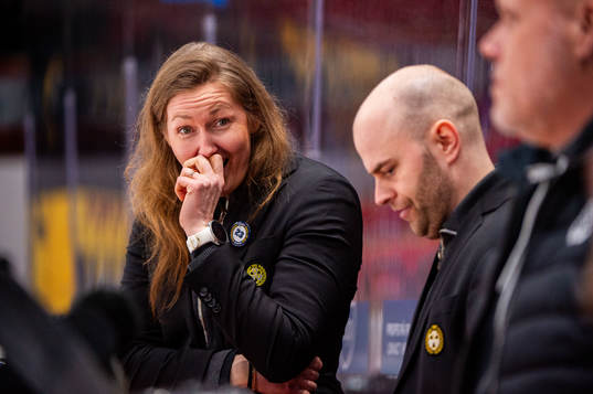 Brynäs assisterande tränare Rosa Lindstedt