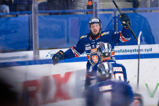 Växjös Martin Lundberg jublar