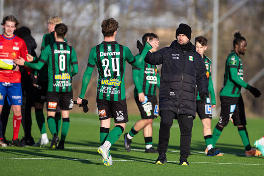 Varbergs tränare Tobias Linderoth