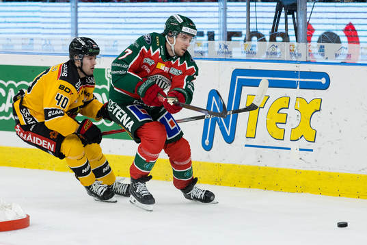Luleås David Lilja och Frölundas Henrik Tömmernes