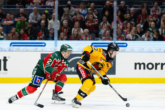 Frölundas Max Friberg och Luleås Jesper Sellgren