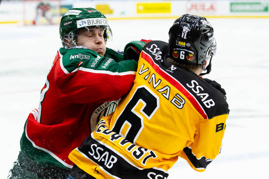 Frölundas Tom Nilsson och Luleås Isac Hedqvist