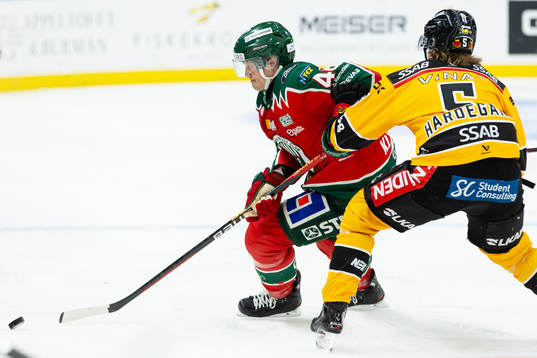 Frölundas Carl Klingberg och Luleås Marcus Hardegård