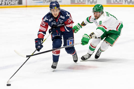 Linköpings Ty Rattie och Rögles Linus Sandin